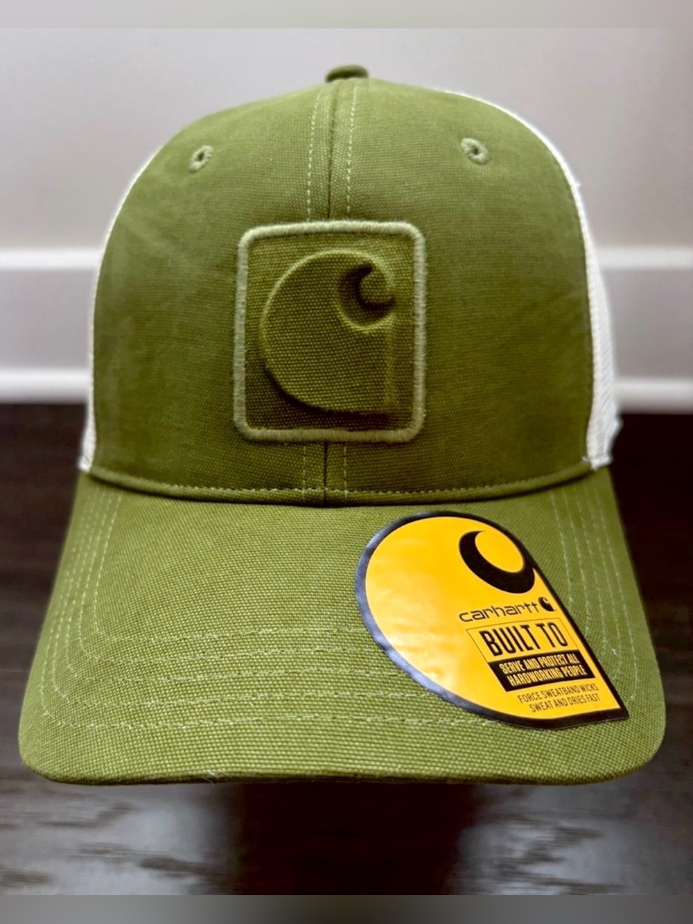 Carhartt Rugged FlexFit 110 twill mesh back,adjustable,sweat band,dries fast cap